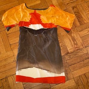 Stunning Alice + Olivia silk tunic/minidress